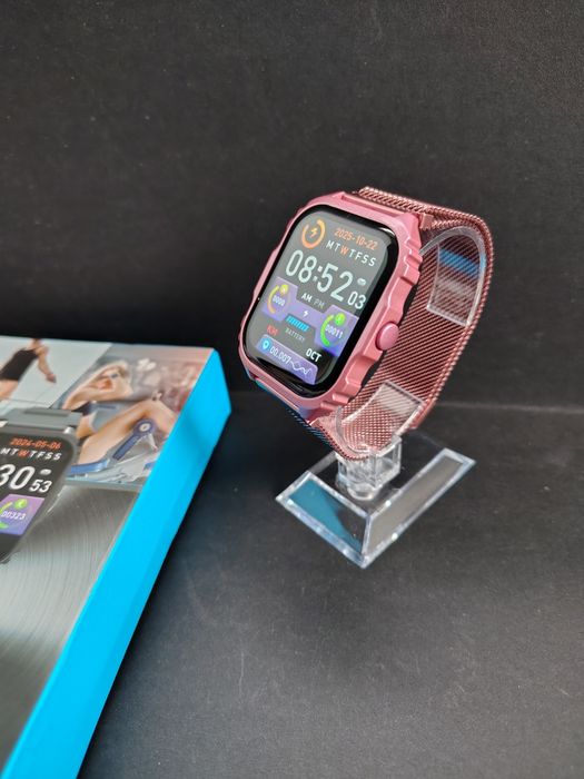 Ceas smartwatch inteligent compatibil Android iOS