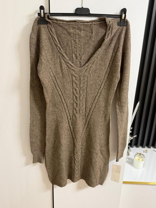 Bluza rochie crem