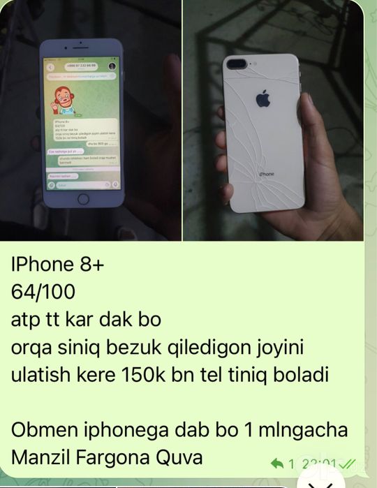 iPhone 8+ obmen