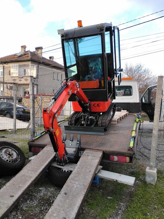 Мини багер нов внос от Китай