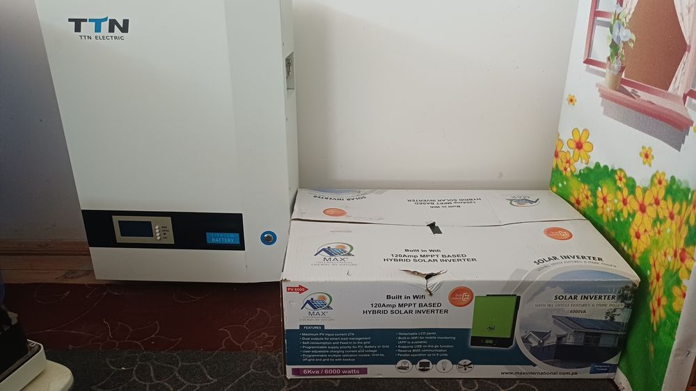 Rechargeable Lithim-ion Batteries model TT511OO-B 120 AmpMPPT BASED HY