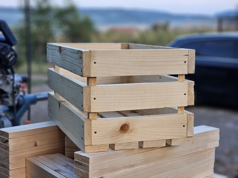 Lădiță lemn legume/fructe