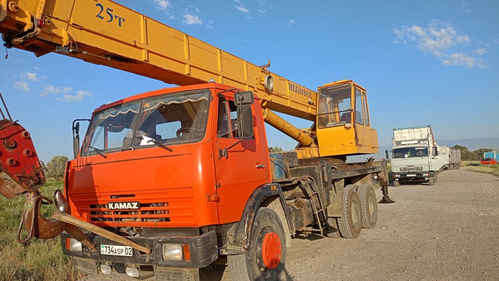 Автокран 25т китай, камаз