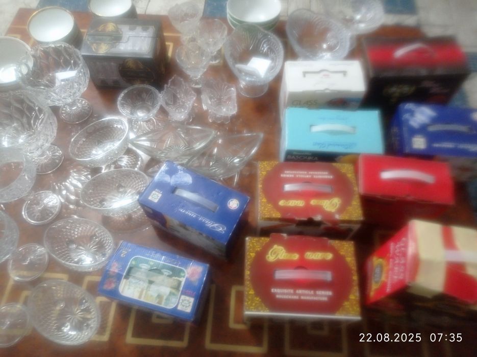 Хар кыйлы турдеги посудалар