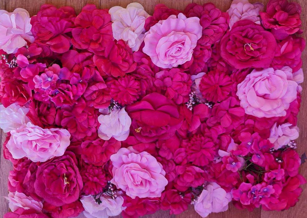 Изкуствени цветя панел стенен