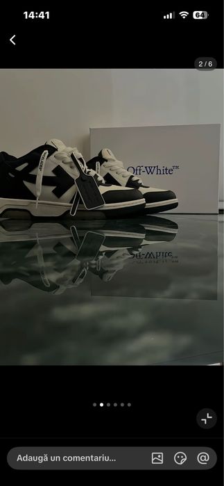 Off white ofice negru
