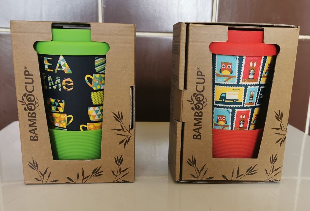 Бамбукови чаши за кафе и чай, 400мл. - 6лв. за брой