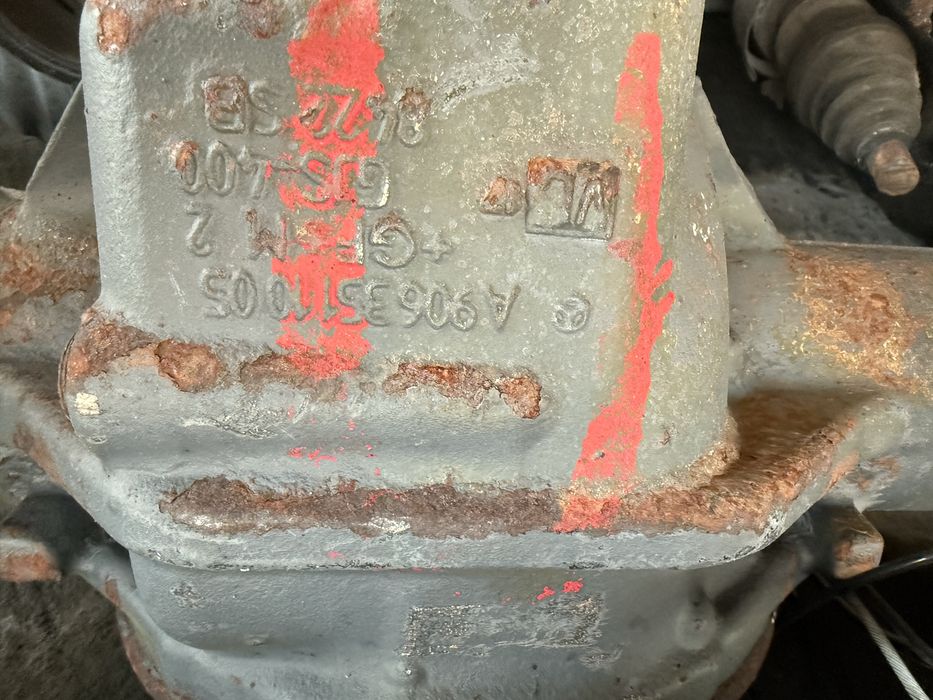 Мерседес спринтер задний мост двух скат 906