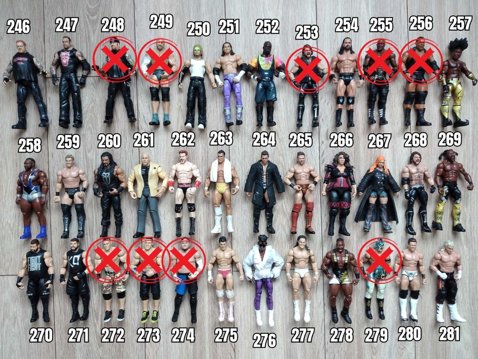 Екшън Фигурки WWE Кеч Pro-Wrestling Action Figures Reigns HHH Cena 2/3