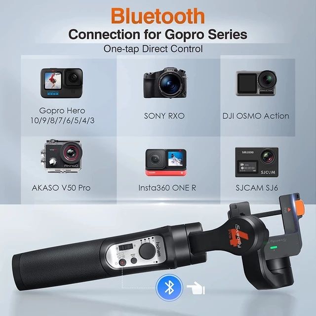 Stabilizator gimbal Bluetooth Hohem iSteady Pro 4 pt Gopro,sigilat