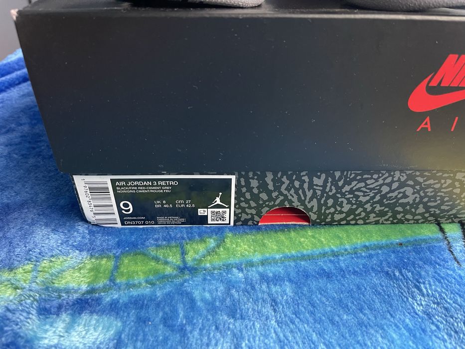 Мьжки Маратонки Nike Air Jordan 3 Retro Black Cement Adidas Puma