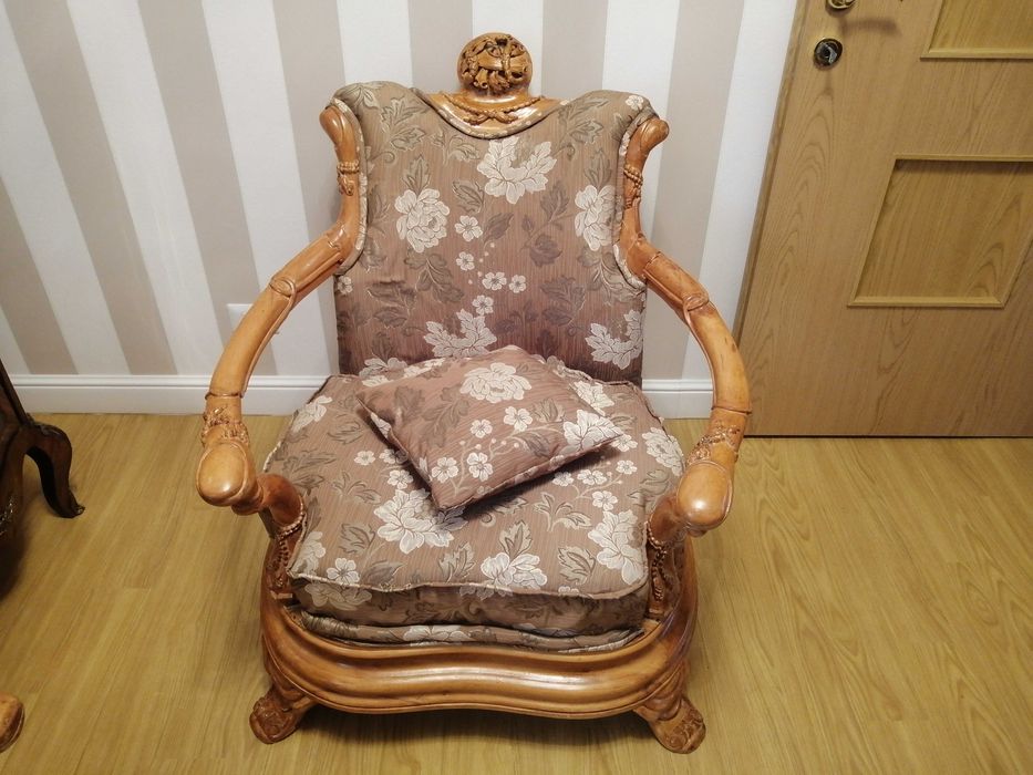 Set mobilier vintage pentru living 8 piese