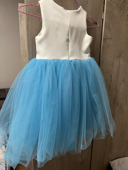 Детска уникална рокля на Ана и Елза 116 -122