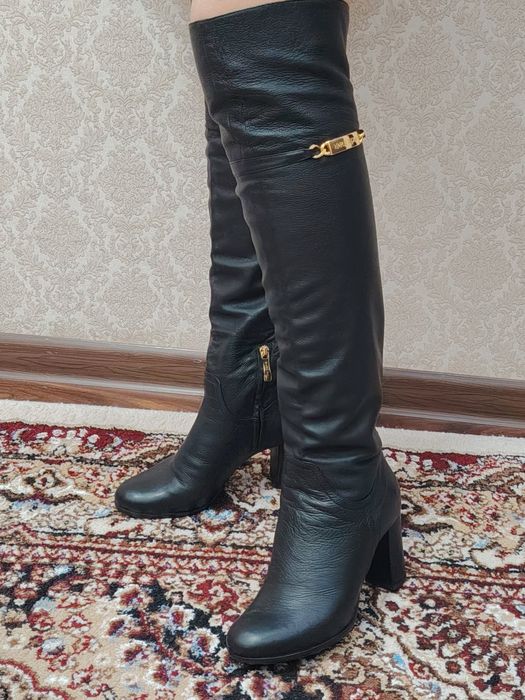 Чистый натуральный кожа 100% сапог сотилади янгги RENZI Фирма