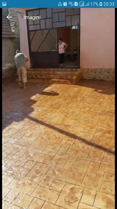 Beton amprentat elicopterizat tencuiala decorativa casa și gard pavele