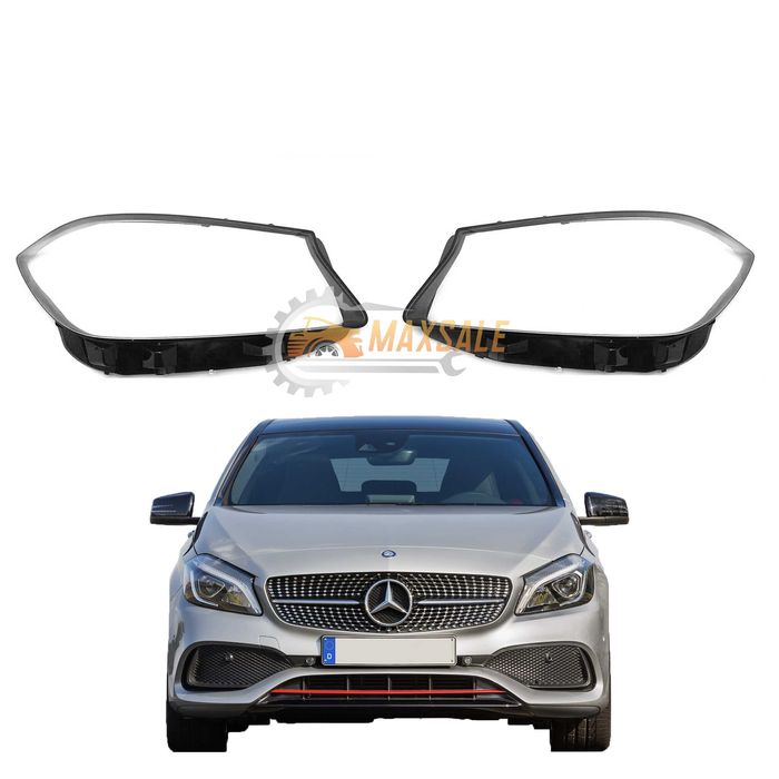 Капаци фарове Mercedes 176 A200 (16-18) фар Мерцедес А 176 комплект
