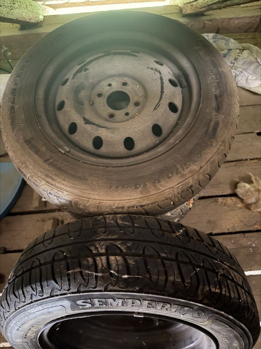 Jante renault cu cauciucuri 165 70 14 C