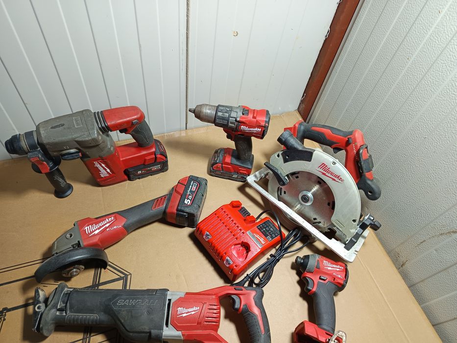 Set Milwauckee M18 rotopercutor flex circular filetantă fierăstrău