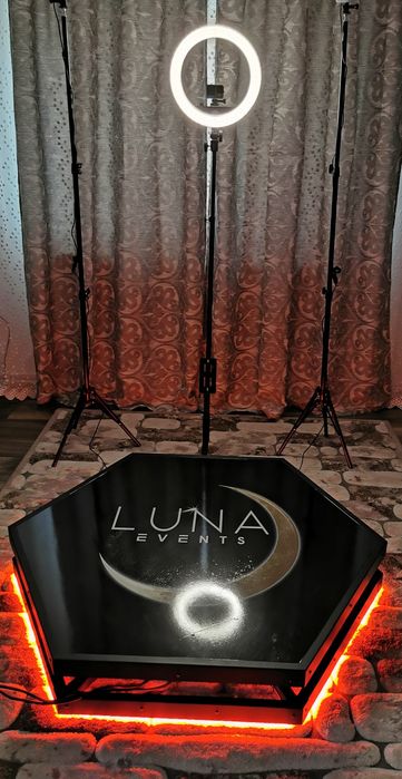 Fum greu cu gheață carbonică / Aranjamente cu baloane / Photo corner