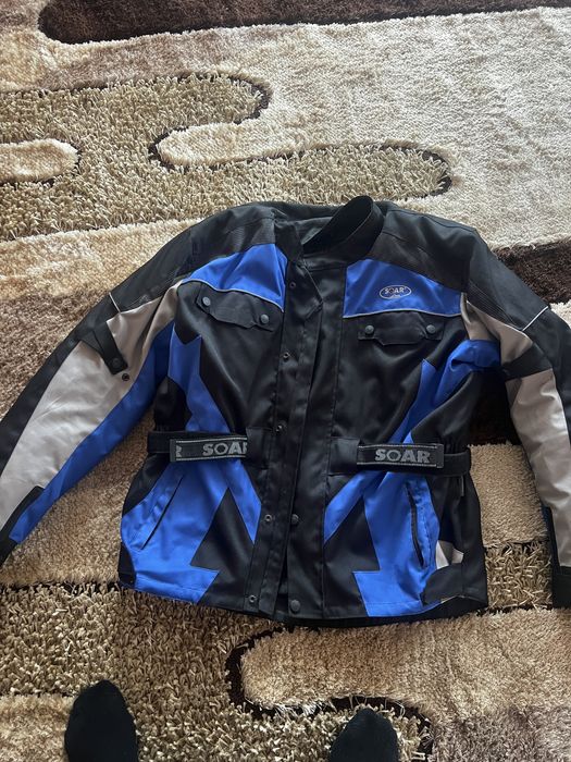 Geaca moto impermeabila cu protectii