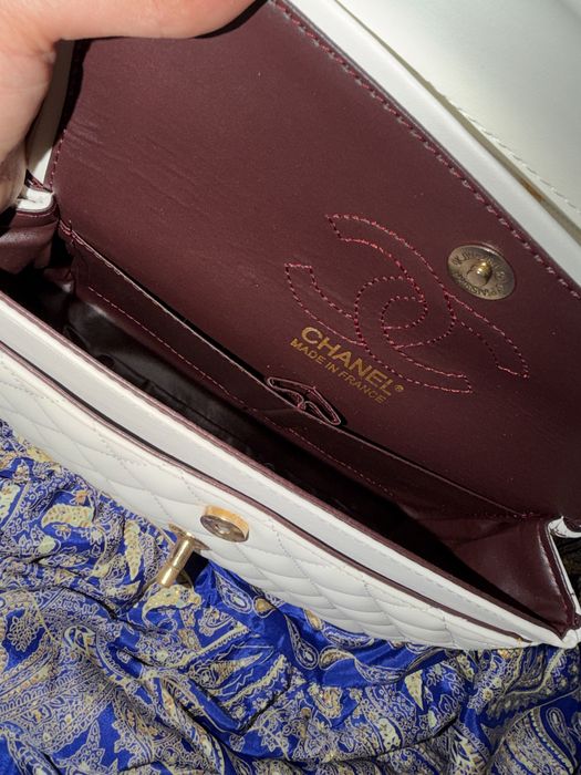 Geanta Chanel alba de dama