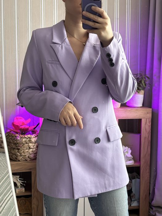 Пиджак сиреневый