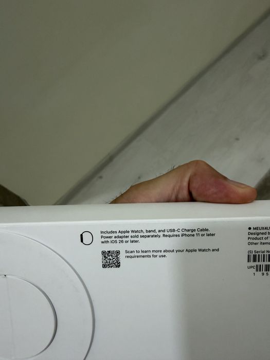 Apple iwatch 11 seriya, 46 mm, qora rang