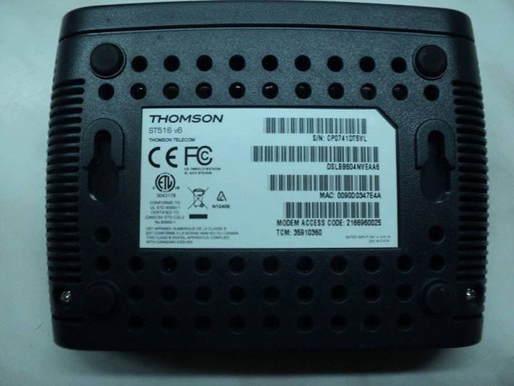 Kit ClickNet Modem ADSL Thomson SpeedTouch ST516 V6 NOU Thomson ST516
