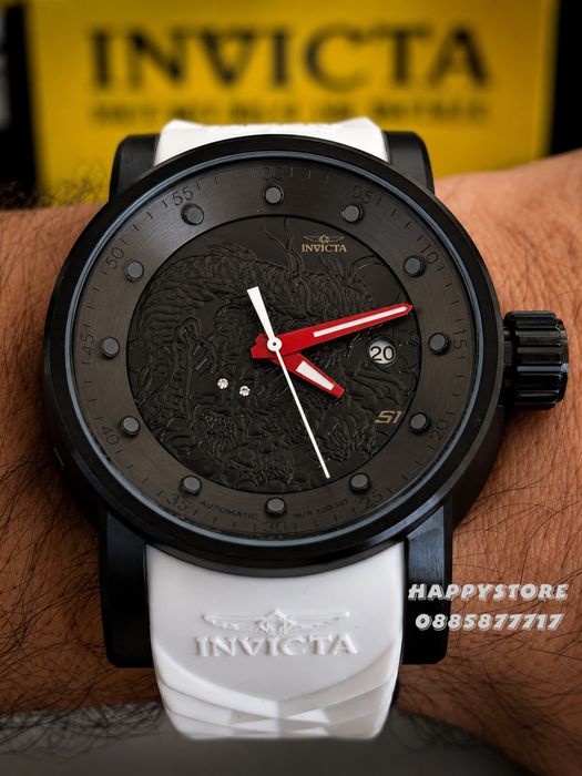 INVICTA Yakuza Black automatic 48 mm, Инвикта нов мъжки часовник