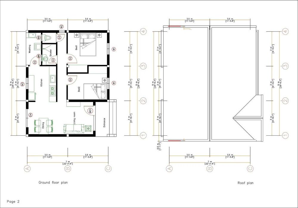 НА ИЗПЛАЩАНЕ - Луксозна сглобяема къща с 2 спални, 63 кв. м