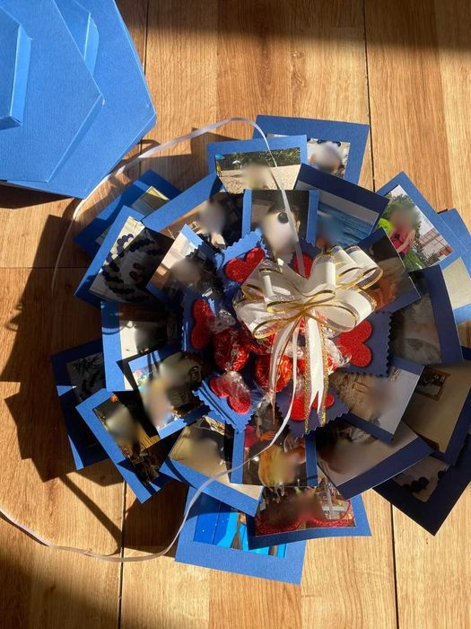 Кутия със снимки, прекрасен подарък за Свети Валентин и всеки повод