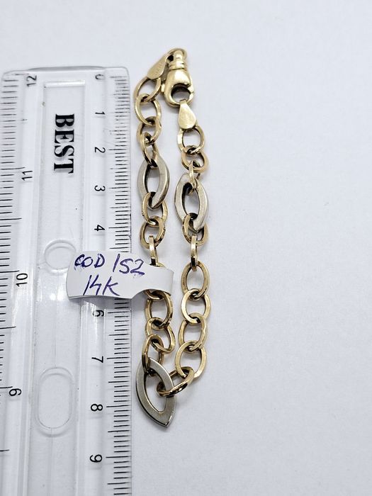 Vand bratara din aur 14 k 5.19 g cod 152