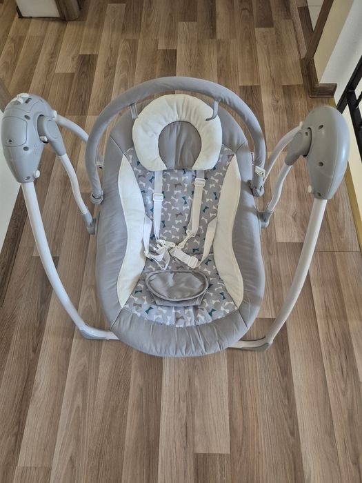 Vând Leagan electric Wunderkid + Coșuleț bebeluș pentru dormit