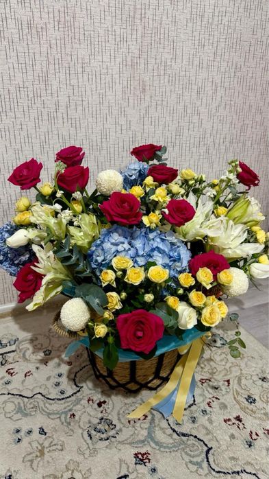 Цветы! сегодня куплено бүгін алынған