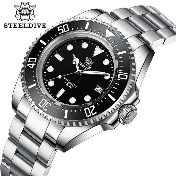 Steeldive Seadweller Deepsea SD1964 1000 m Diver 45 mm Auto Seiko NH35