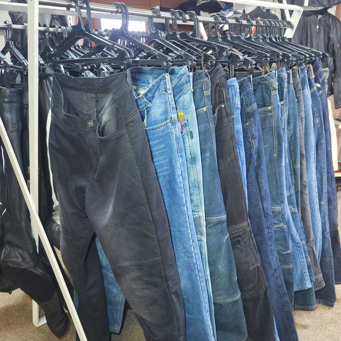 FLM Мъжки текстилни мото дънки | W32/L34 | КАТО НОВИ