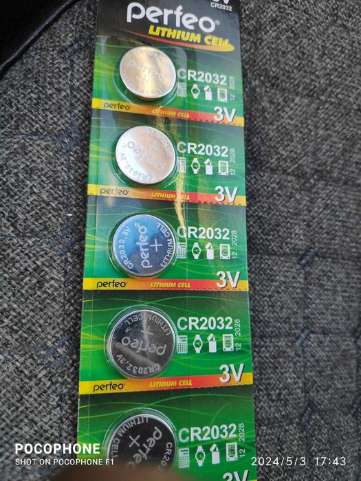 Батарейки Perfeo cr 2032