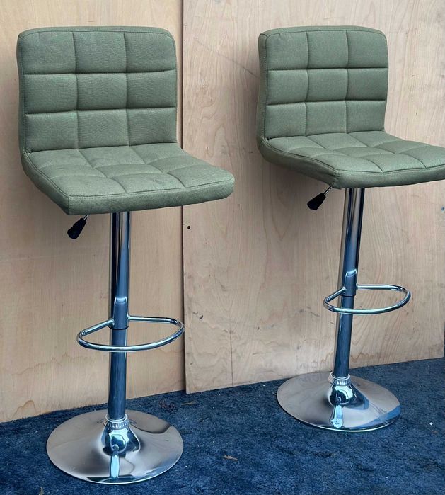 2 buc Scaun de Bar reglabil; Scaun de bar rotativ