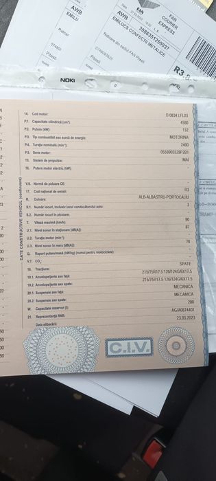 De vânzare camion omologat apicol, MAN 7.5T din 2002.