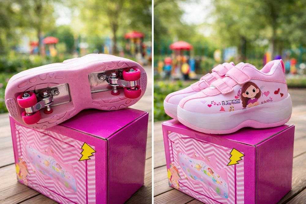 Tenisi cu roti LED pentru Copii