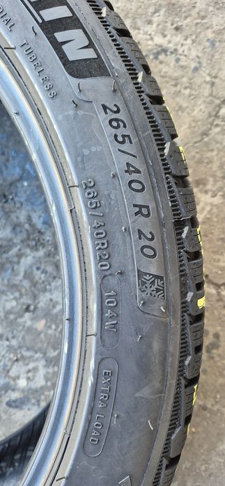 4 anvelope iarna Michelin 265/40/20.Pretul este pe bucata.