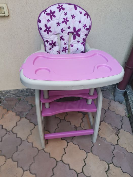 Scaun de masă multifuncțional 2 in 1 pentru copii