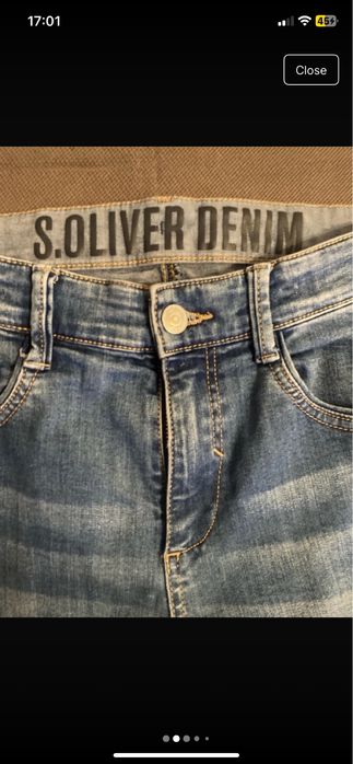 s.Oliver slim jeans L - blugi L