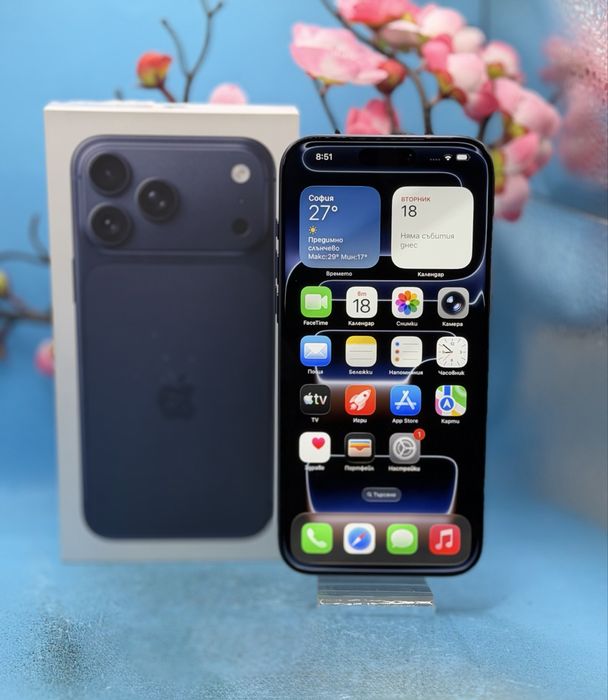 ГАРАНЦИОНЕН!!! APPLE iPHONE 17 Pro Max, 256GB, 5G, Deep Blue
