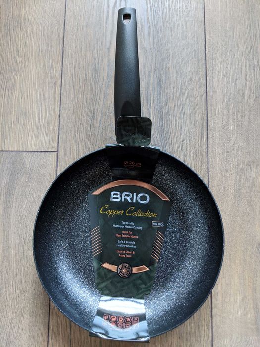 НОВ Тиган индукционен незалепващо мраморно покритие