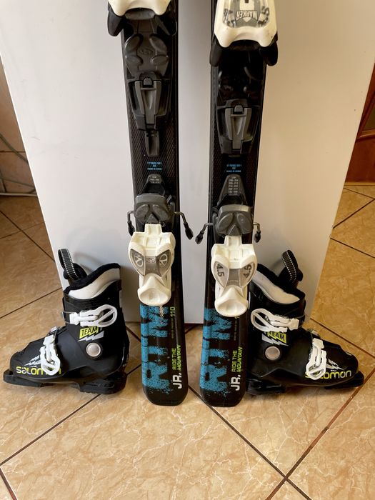 Schiuri copii 110 cm volkl cu clapari set copii