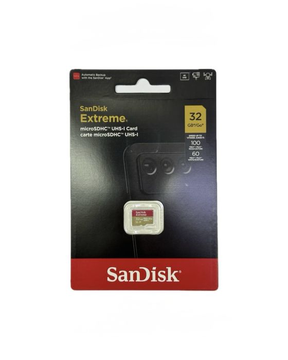 Sandisk extreme 4K micro sdxc card /32/64/128/256/512 gb/Доставка 24/7