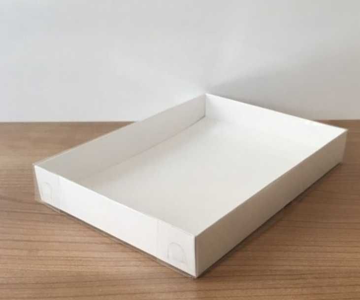 Картонени кутии с прозрачен капак 20/15/3 и 15/12/3 см