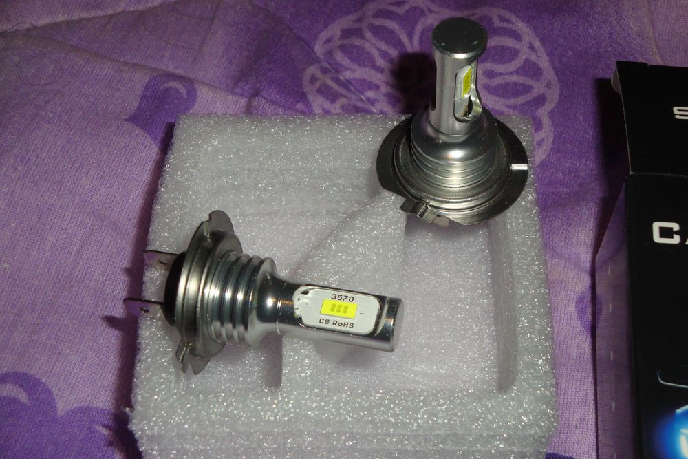 Car Led Bulbs set becuri led auto H7 plug and play