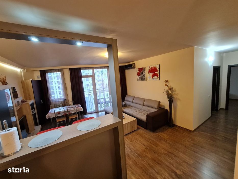 Inchiriez ap. 3camere de LUX ARED KAUFLAND 2dormitoare bloc Nou balcon